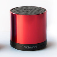 TrüSound Audio Tru Wireless Bluetooth Speaker Red TruSound T2 Bluetooth Hi Fidelity Speakers