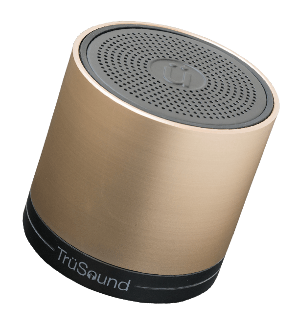 TrüSound Wireless Bluetooth Speaker Gold TruSoundAudio T2